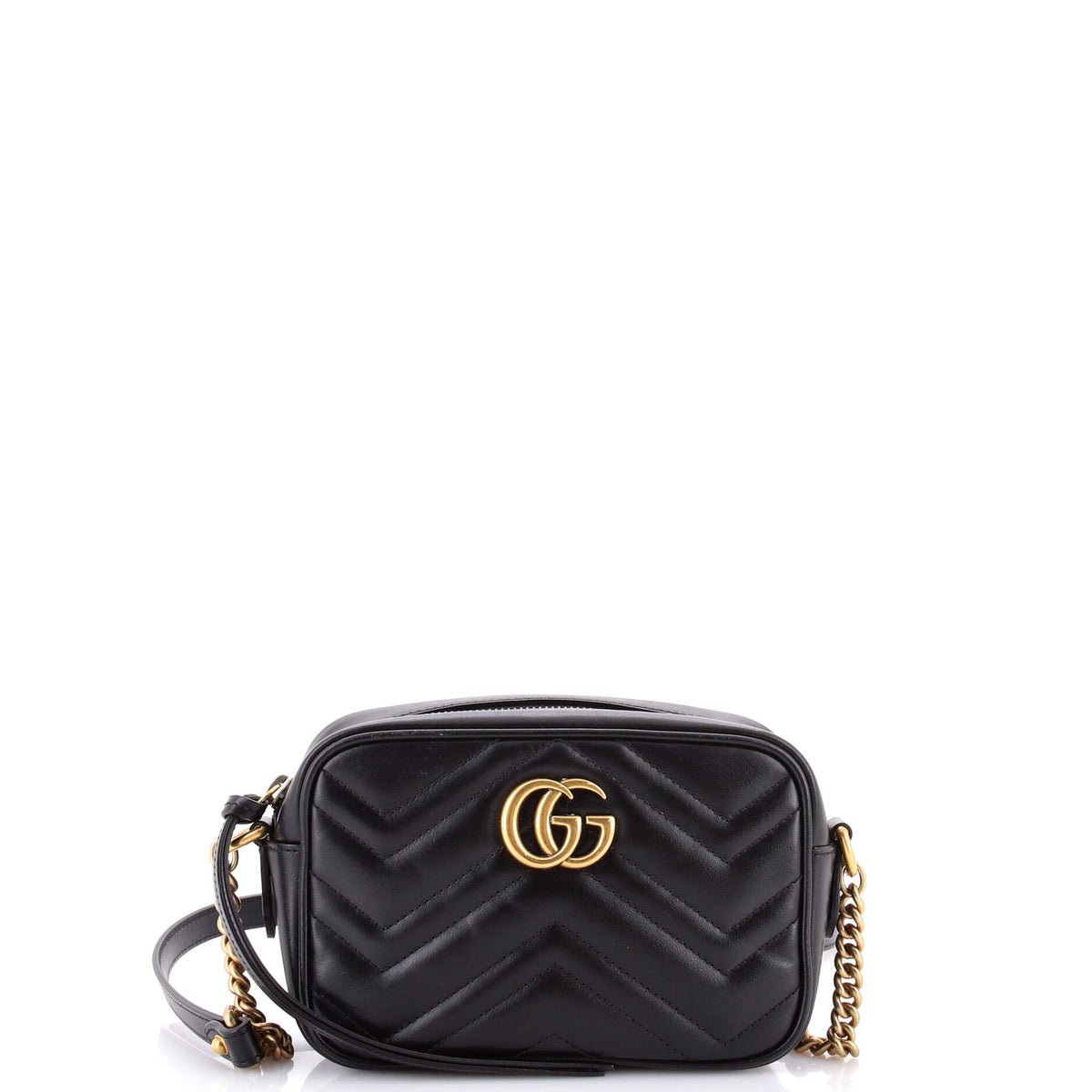 Gucci GUCCI GG Marmont Shoulder Bag Matelasse Leather Mini