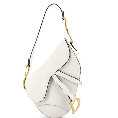 Saddle Handbag Leather Medium