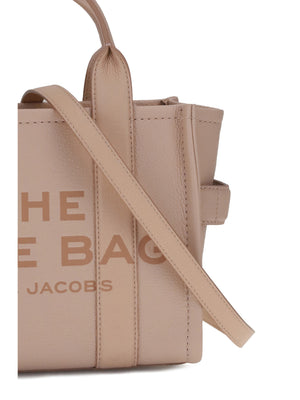 Marc Jacobs Babe Top Handle Printed Monogram Grained Calf Leather Tote Bag - Rose