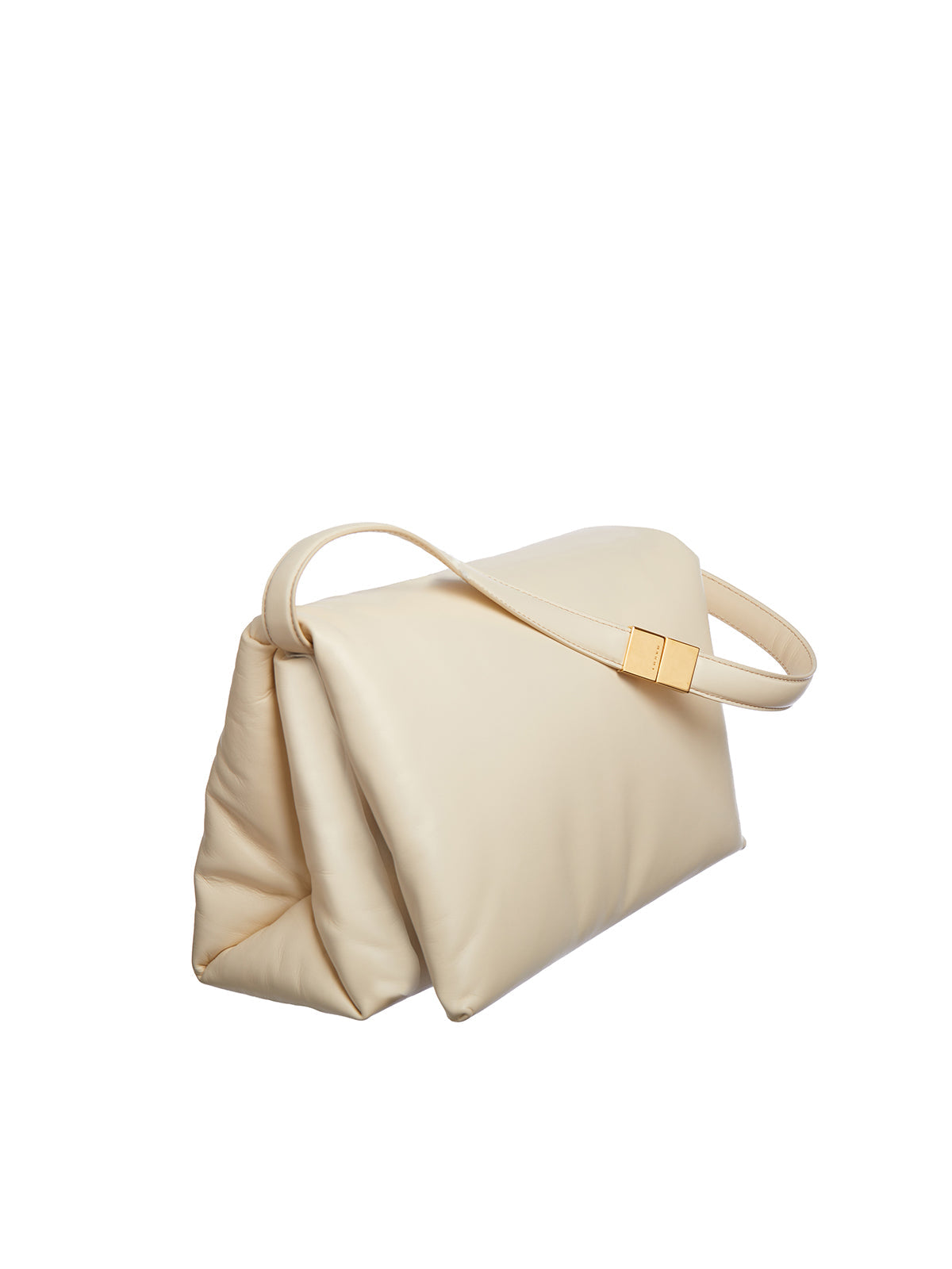 Marni Women's Borsa Prisma Media In Pelle in Cream | Size UNICA | FSBMP0134UOP529800W06 Color Cream
