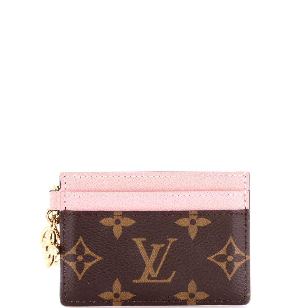 Louis Vuitton LV Charms Card Holder Monogram Canvas and Leather