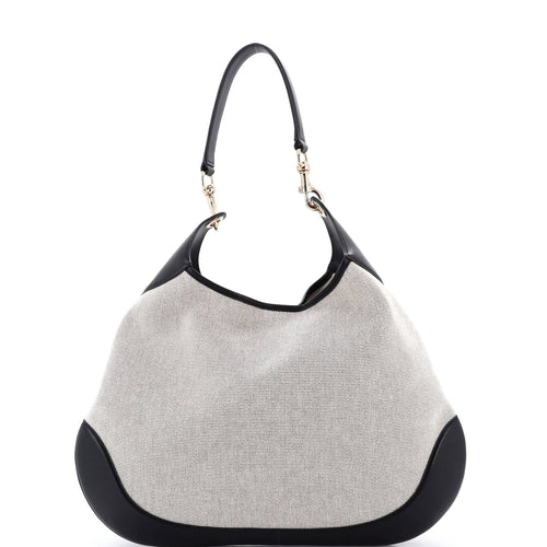 GUCCI B Shoulder Bag Canvas Large