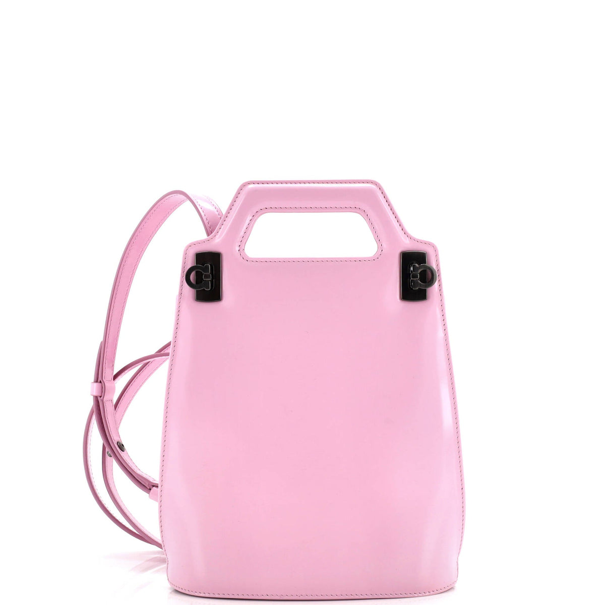 Salvatore Ferragamo Wanda Top Handle Shoulder Bag Leather North South
