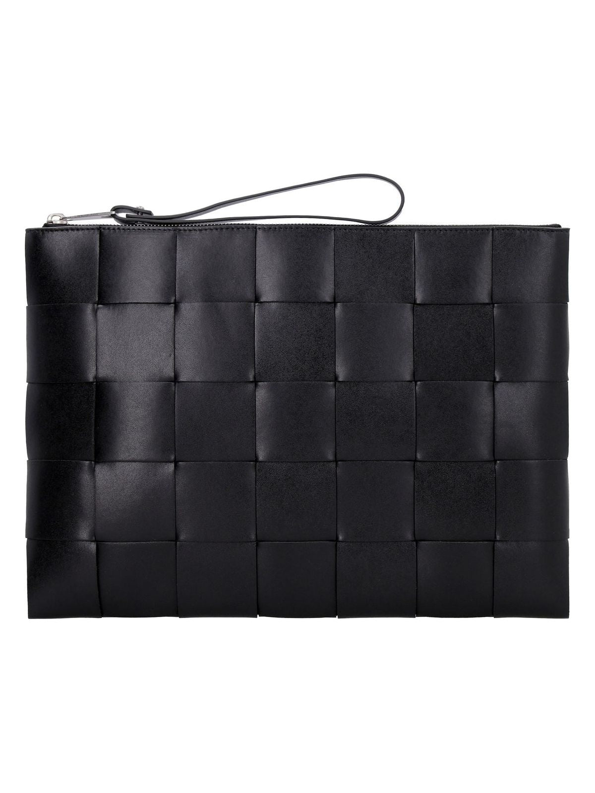 Bottega Veneta Men's Large Cassette Pouch in Black | 649616VBWD3