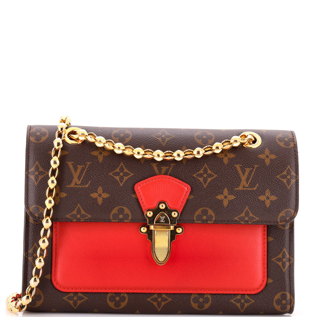 Louis Vuitton Victoire Handbag Monogram Canvas and Leather