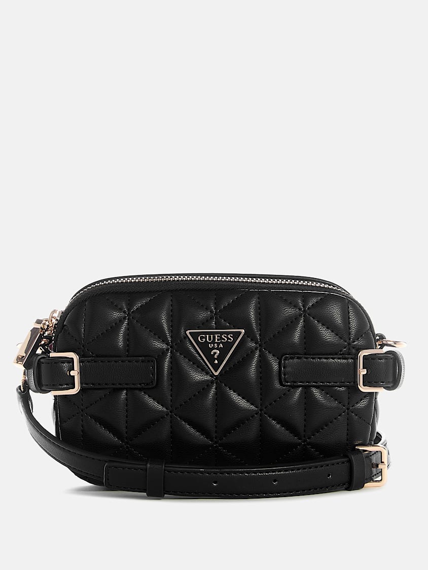 Guess Paisleigh Quilted Mini Camera Bag