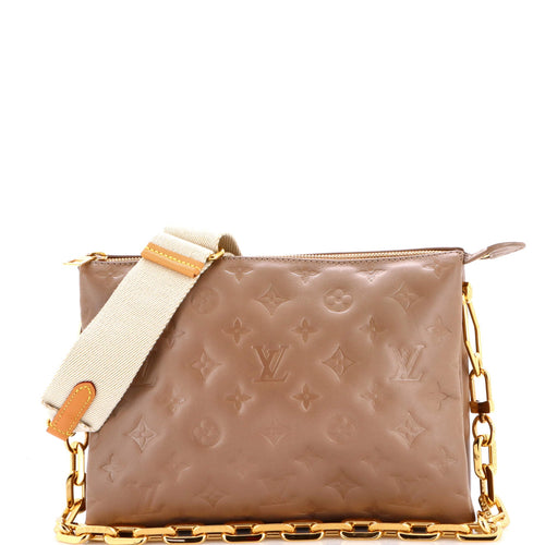 Coussin Bag Monogram Embossed Lambskin PM