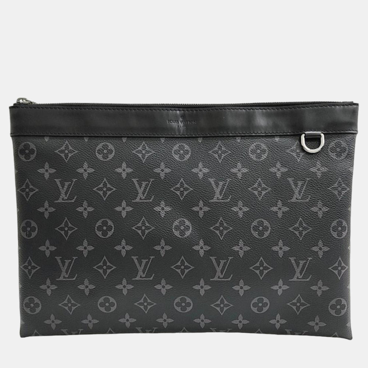 Louis Vuitton Black Monogram Pochette Apollo Clutch