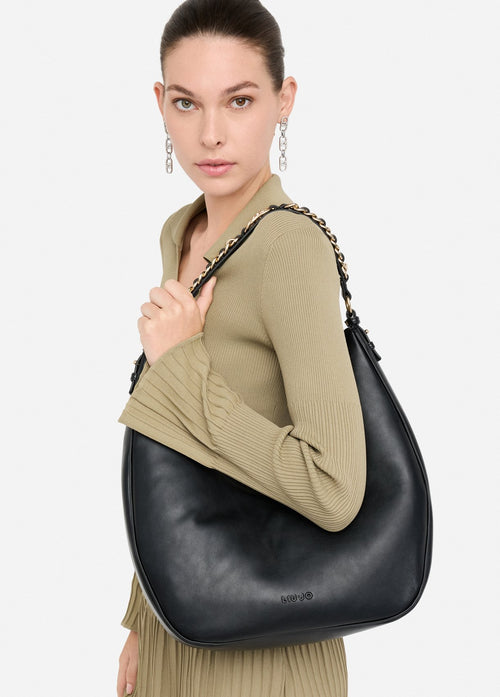 Liu Jo Sac Hobo Grand Format Avec Cha??ne