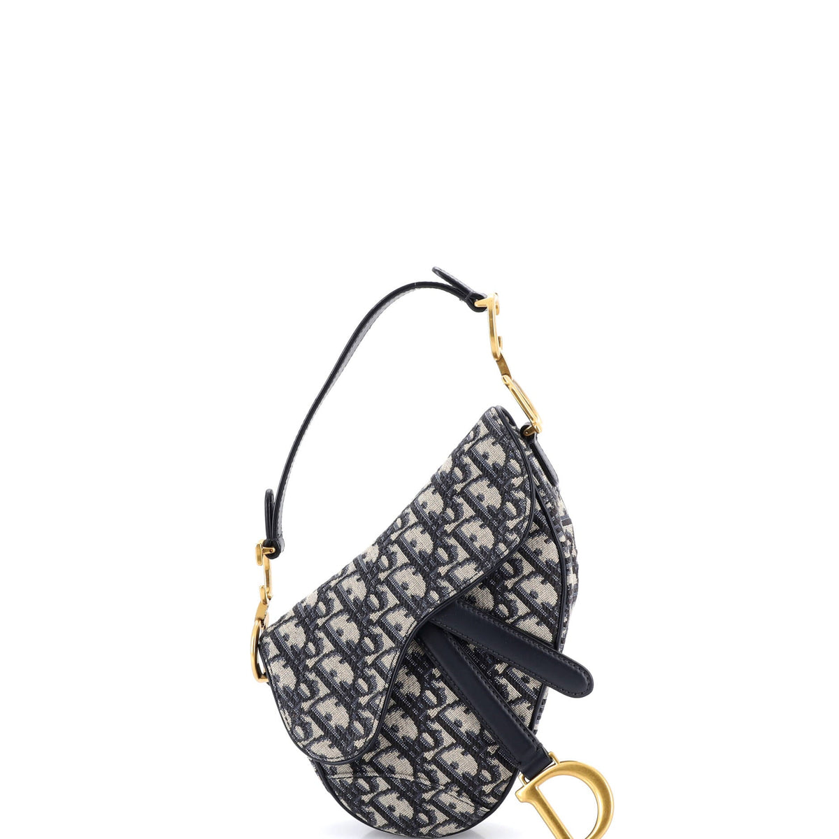Christian Dior Saddle Handbag Oblique Canvas Mini