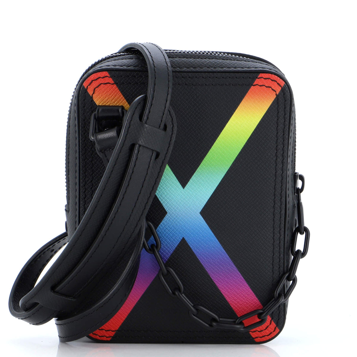 Louis Vuitton Danube Messenger Bag Rainbow Taiga Leather