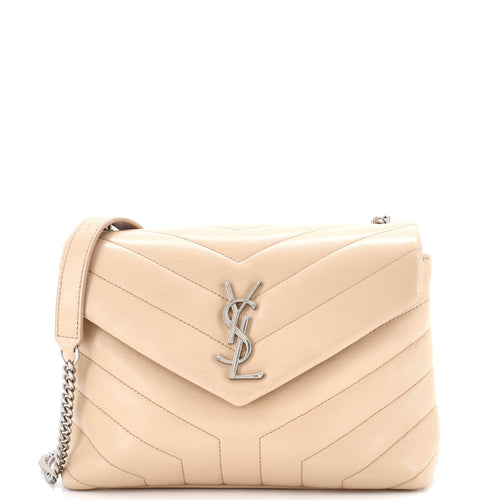 Loulou Shoulder Bag Matelasse Chevron Leather Small