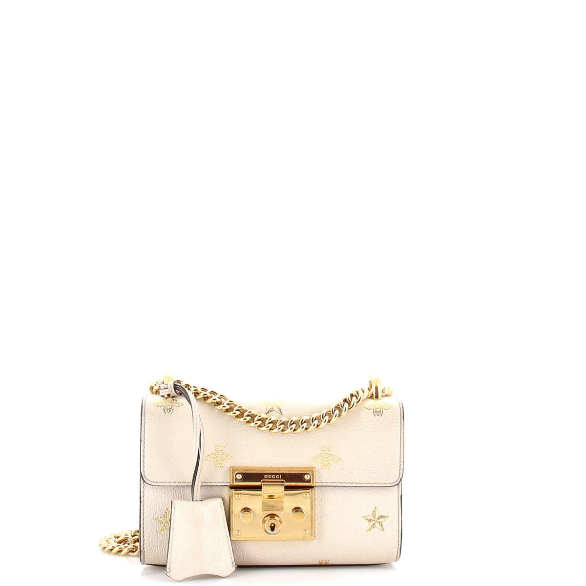 Gucci GUCCI Padlock Shoulder Bag Printed Leather Small