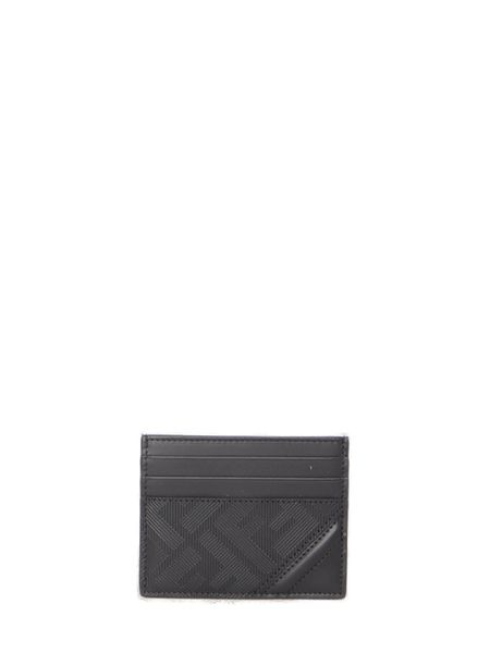 Fendi Men's Monogram Cardholder in Black | Size UNICA | 7M0164AP1T