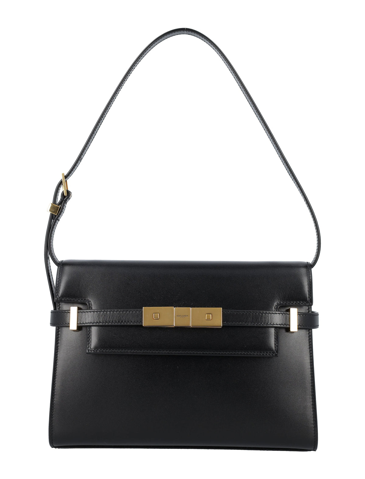 Saint Laurent Women's Manhattan Small In Box Shoulder Bag in Black | 24A6756260SX0W Color 1000