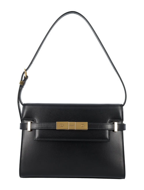 Women's Manhattan Small In Box Shoulder Bag in Black | 24A6756260SX0W Color 1000