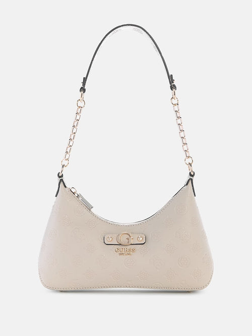 Dita Debossed Peony Shoulder Bag