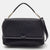 DKNY Black Quilted Leather Gansevoort Flap Top Handle Bag