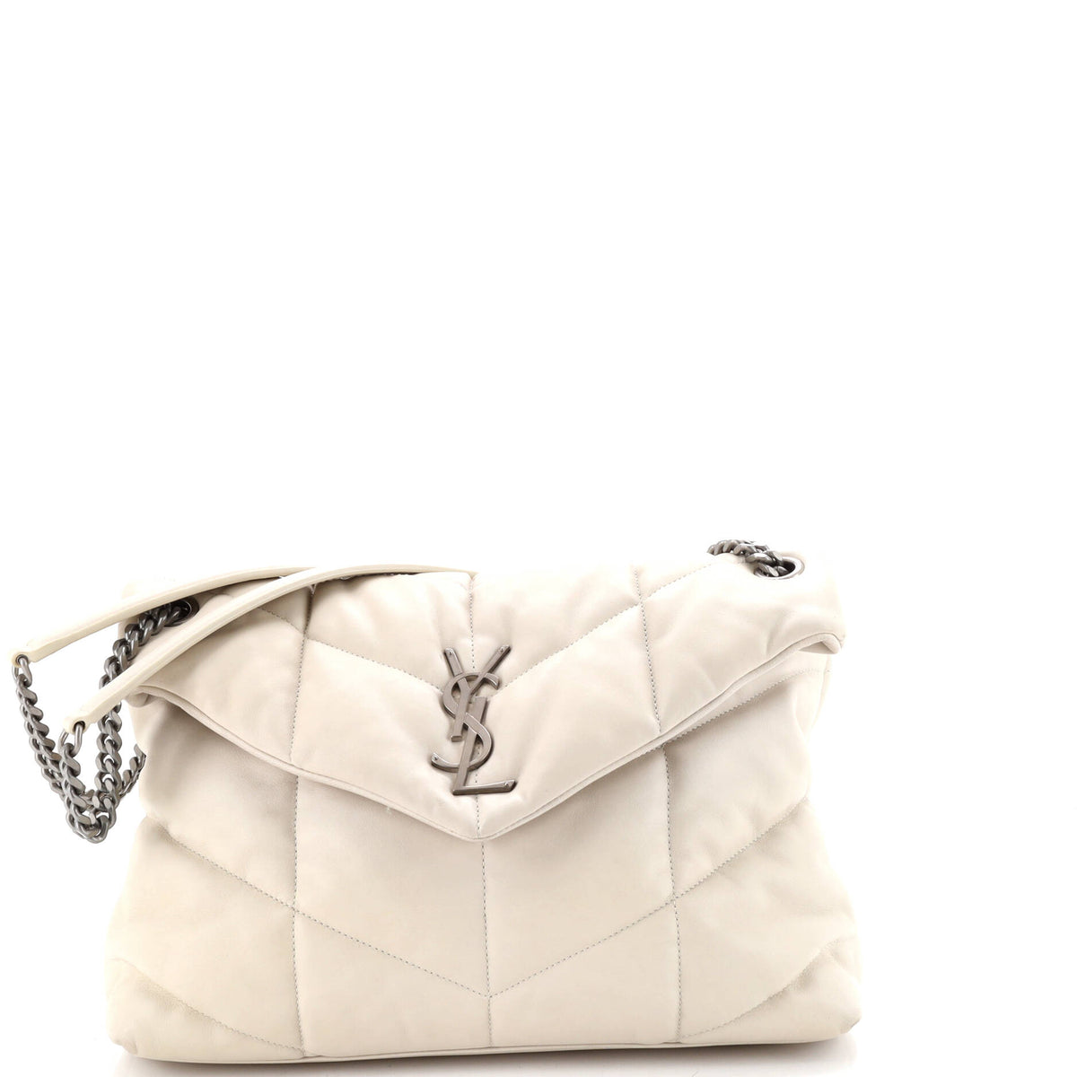 Saint Laurent Loulou Puffer Shoulder Bag Quilted Leather Medium