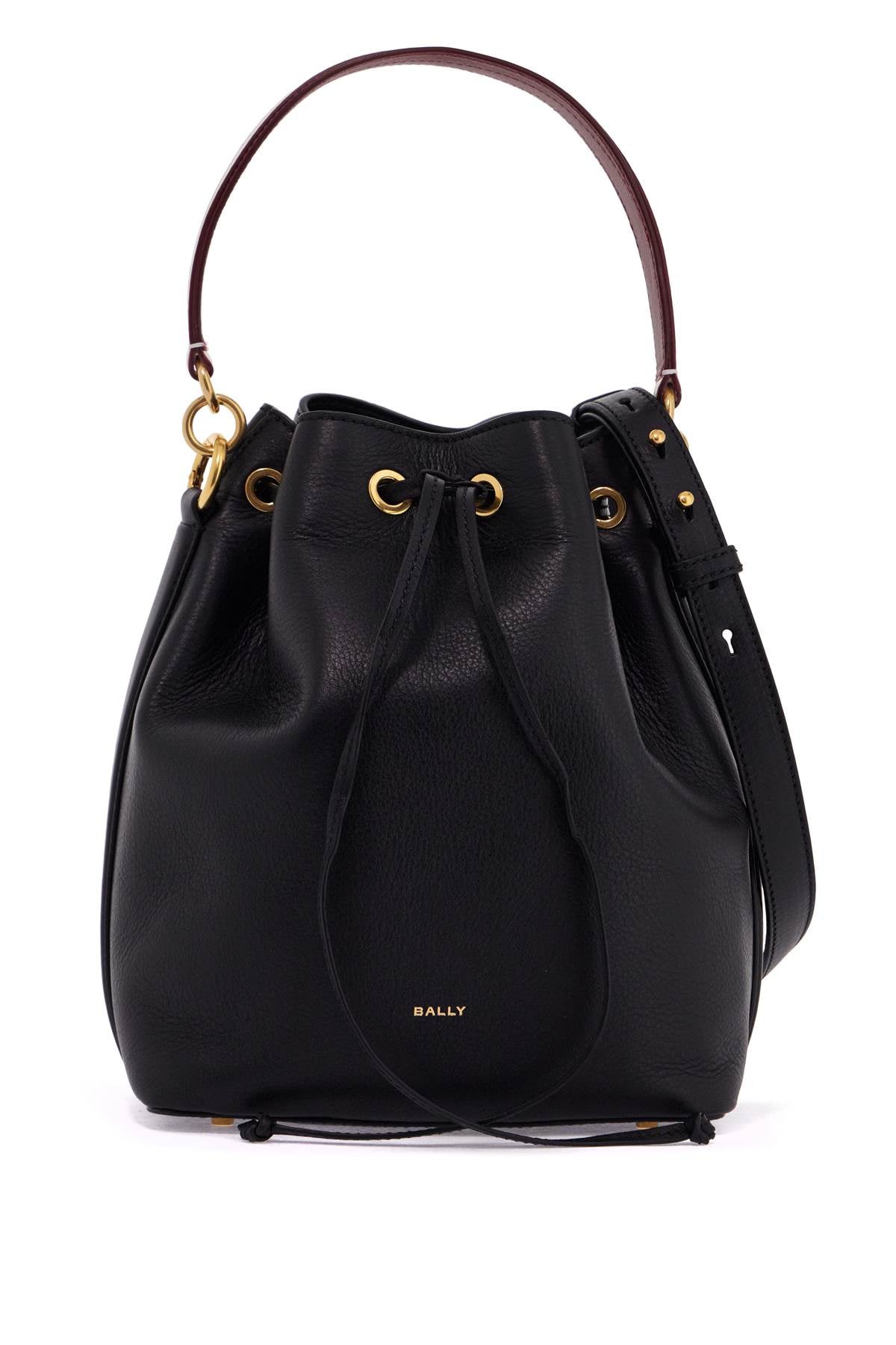 Bally Women's Bucket Bag With Drawstring Closure in Black | WAU01FVT607