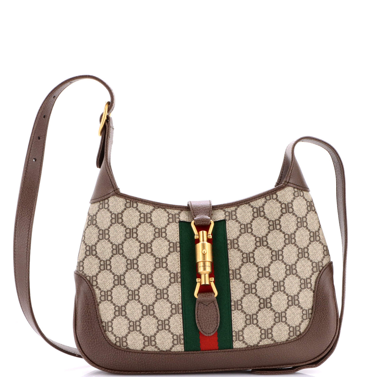 Balenciaga x Gucci The Hacker Project Jackie 1961 Hobo BB Coated Canvas Small