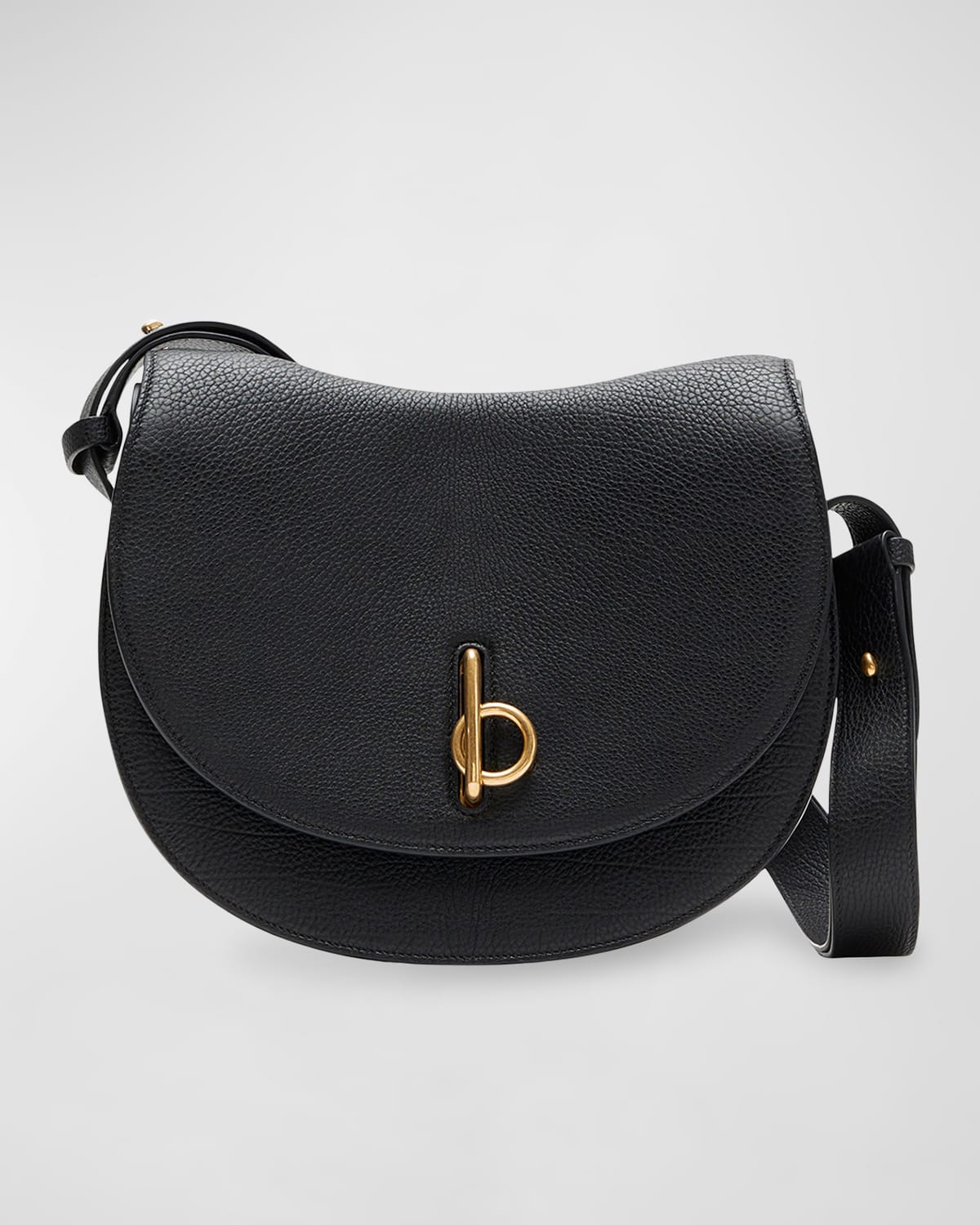 Burberry Rocking Horse Leather Saddle Shoulder Bag