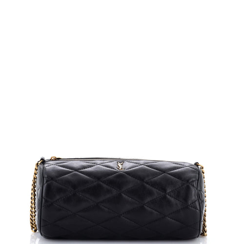 Sade Tube Bag Quilted Leather Small