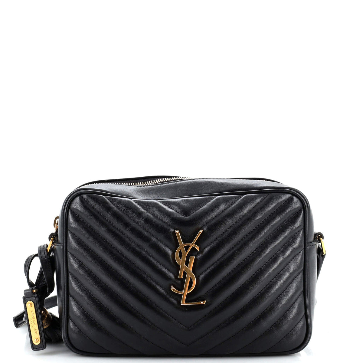 Saint Laurent Lou Camera Bag Matelasse Chevron Leather Small