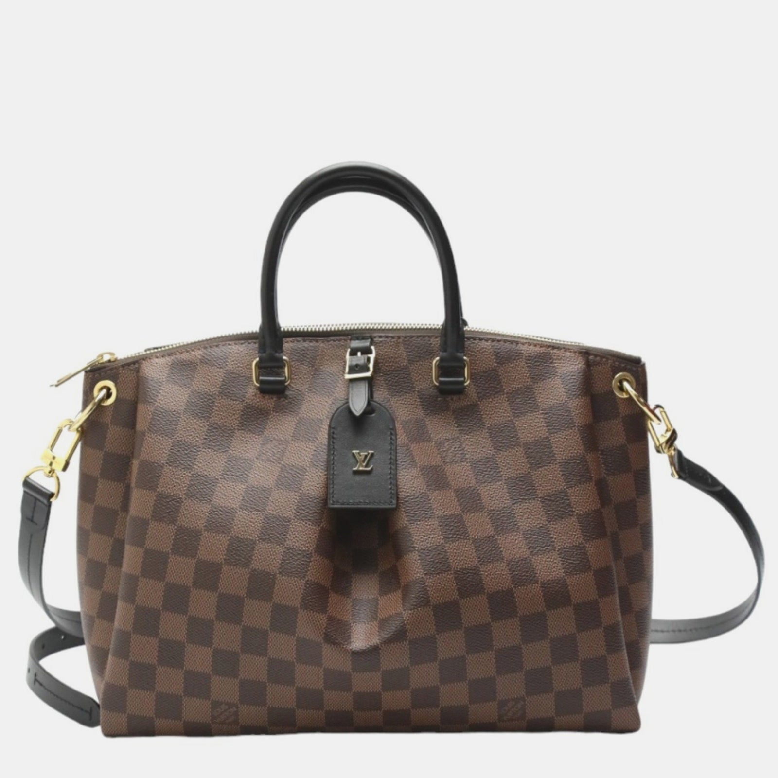 Louis Vuitton Braune Damier MM Odeon Schultertaschen