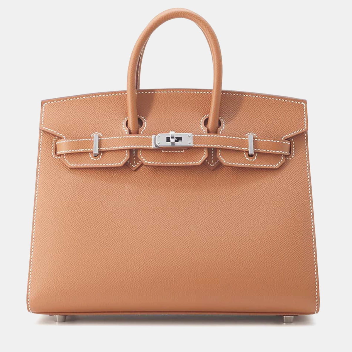 Hermès Gold Epsom Birkin Sellier 25 Handbag