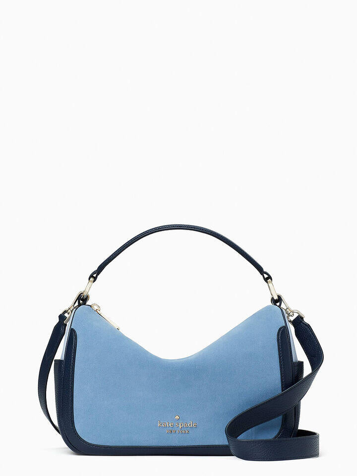 Kate Spade Au Smoosh Suede Mixed Material Crossbody