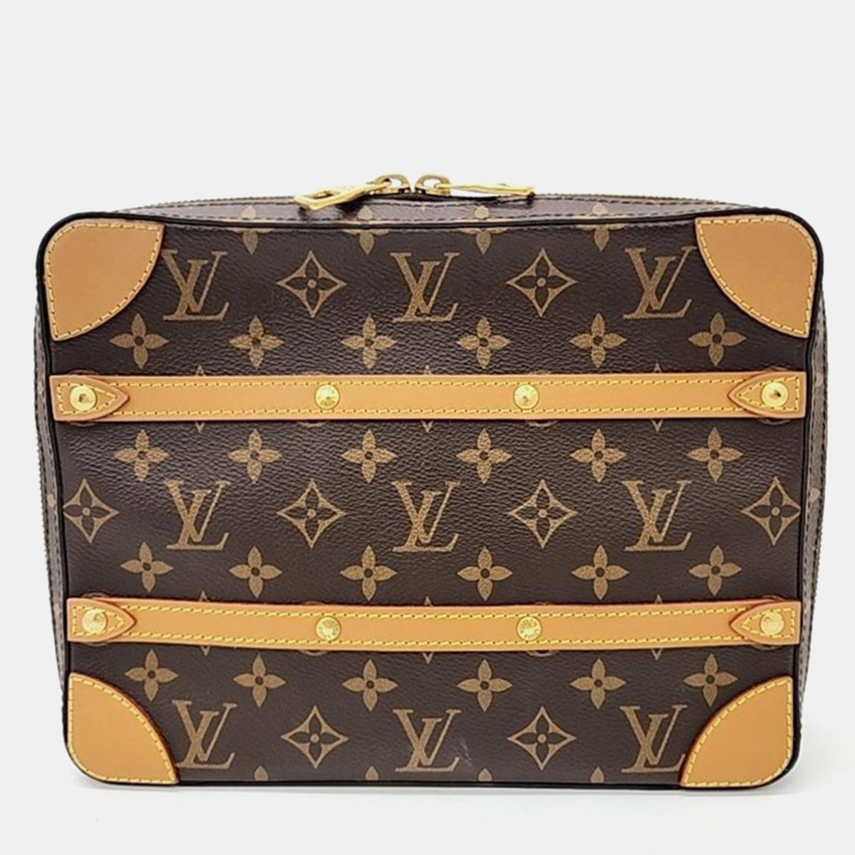 Louis Vuitton Brown Monogram Canvas Messenger PM Shoulder Bag