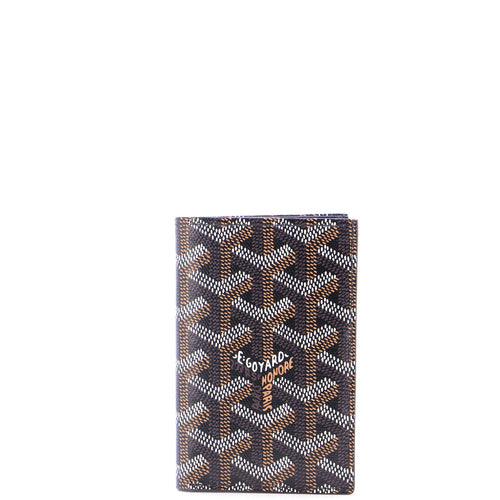 GOYARD Vertical Bifold Wallet Coated Canvas Medium