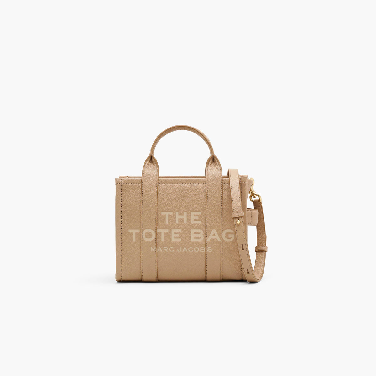 Marc Jacobs The Leather Small Tote Bag in Camel
