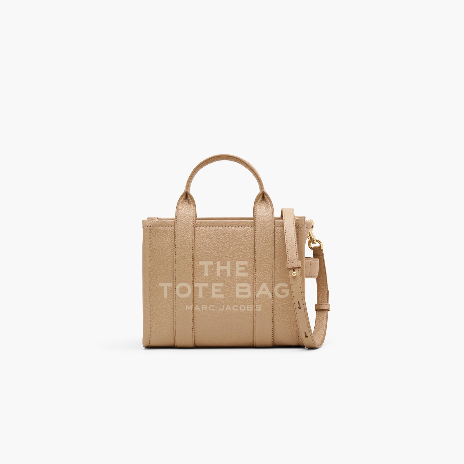 Marc Jacobs The Leather Small Tote Bag in Camel