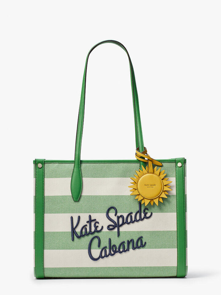 Kate Spade Au Market Cabana Canvas Medium Tote