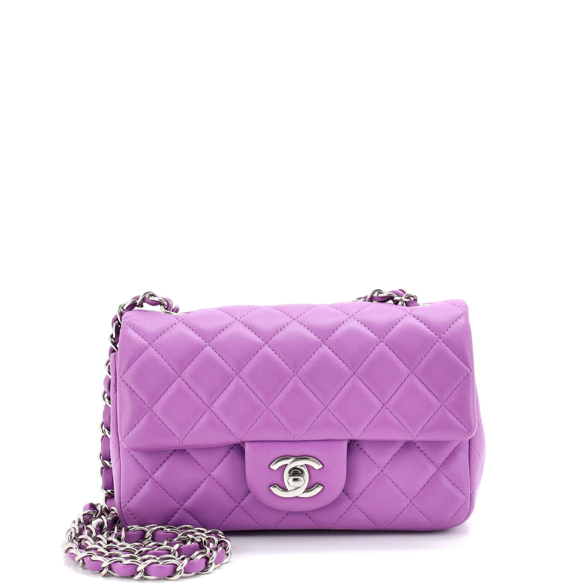 Chanel CHANEL Classic Single Flap Bag Quilted Lambskin Mini