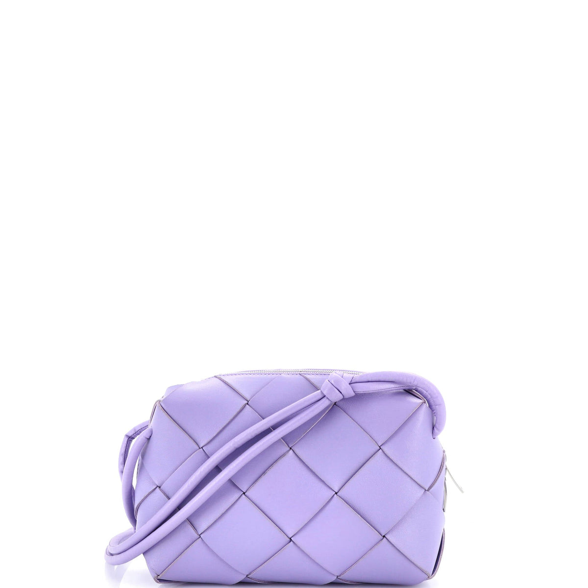 Bottega Veneta Cassette Camera Crossbody Bag Maxi Intrecciato Leather Small