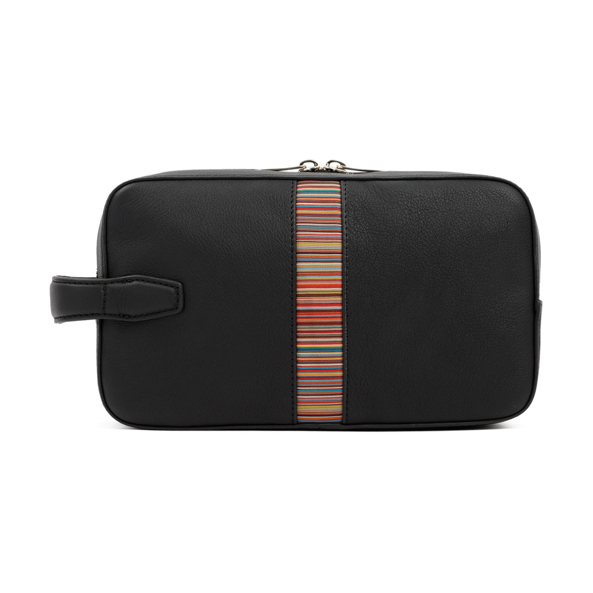 Paul Smith Men's Leather Washbag in Black | Size UNICA | M1A6606BMULTI