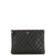 CHANEL O Case Clutch Quilted Caviar Medium