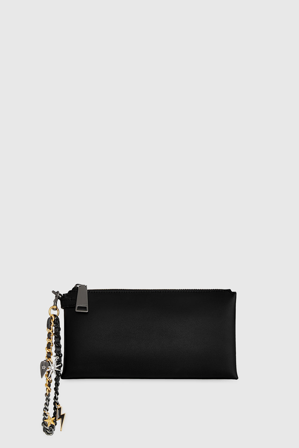 Rebecca Minkoff Cuff Me Up Celestial Clutch Bag In Black