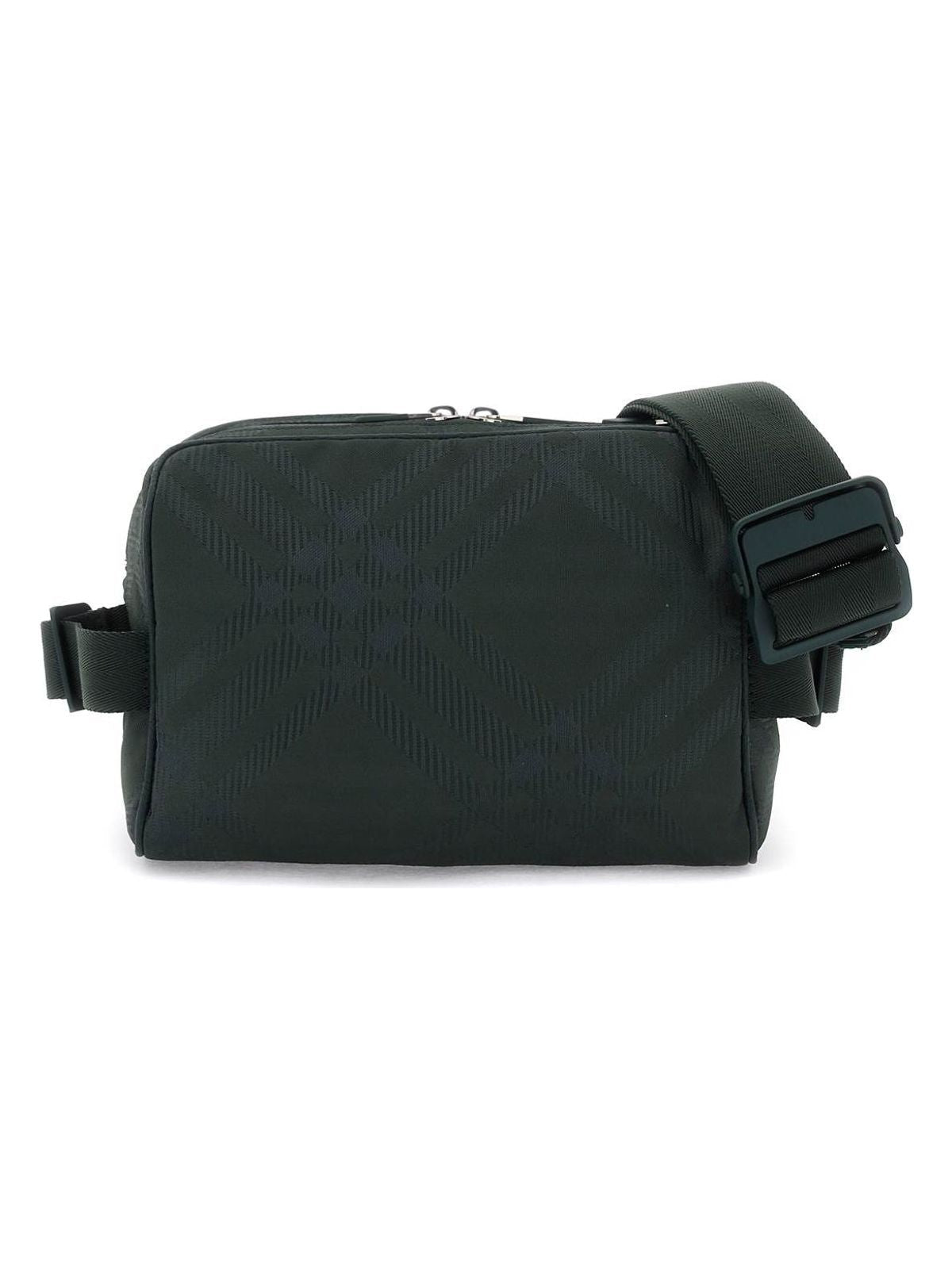 Burberry Men's Check Jacquard Bag in Green | 8083448