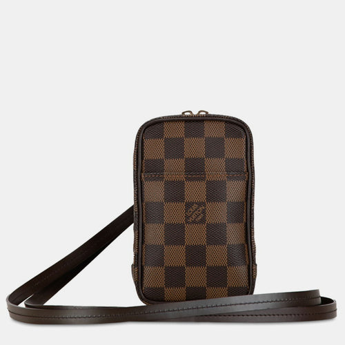 Brown Canvas Etui Okapi GM Bag