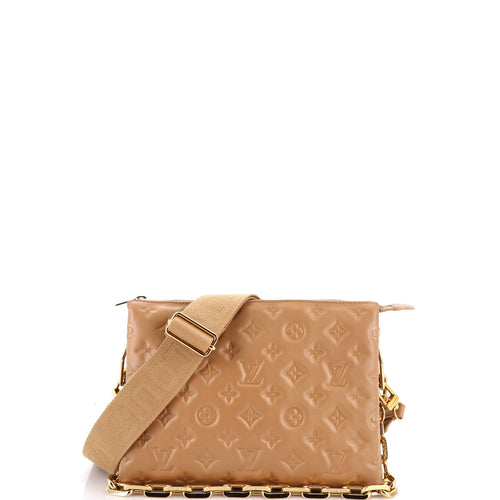 Coussin Bag Monogram Embossed Lambskin PM