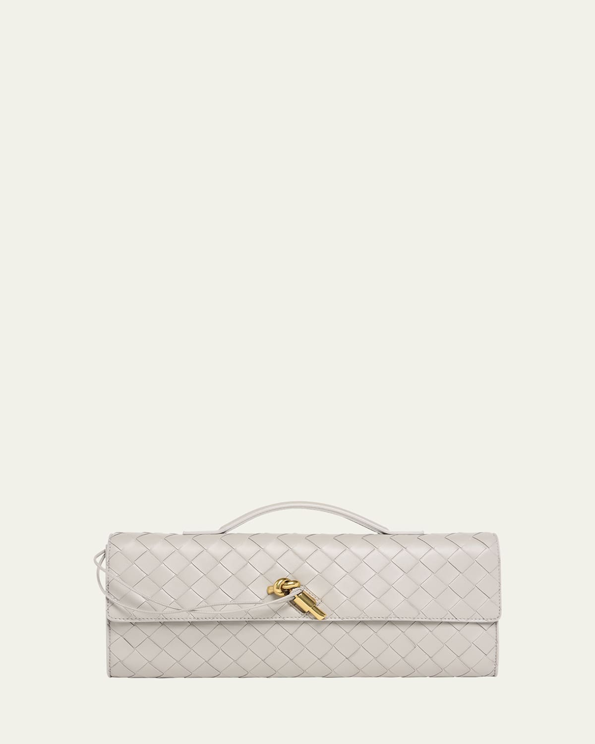 Bottega Veneta Long Andiamo Clutch Bag with Handle