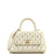 CHANEL Coco Top Handle Bag Quilted Aged Calfskin Mini