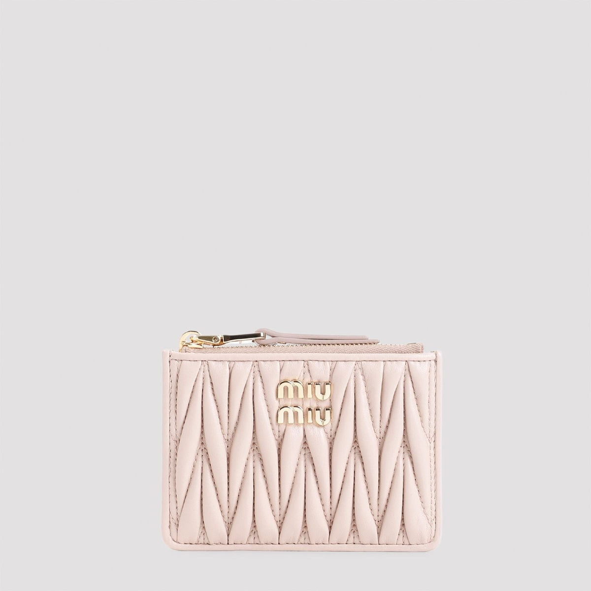 Miu Miu Women's Card Holder in Nude & Neutrals | Size UNICA | 5MC0932FPP