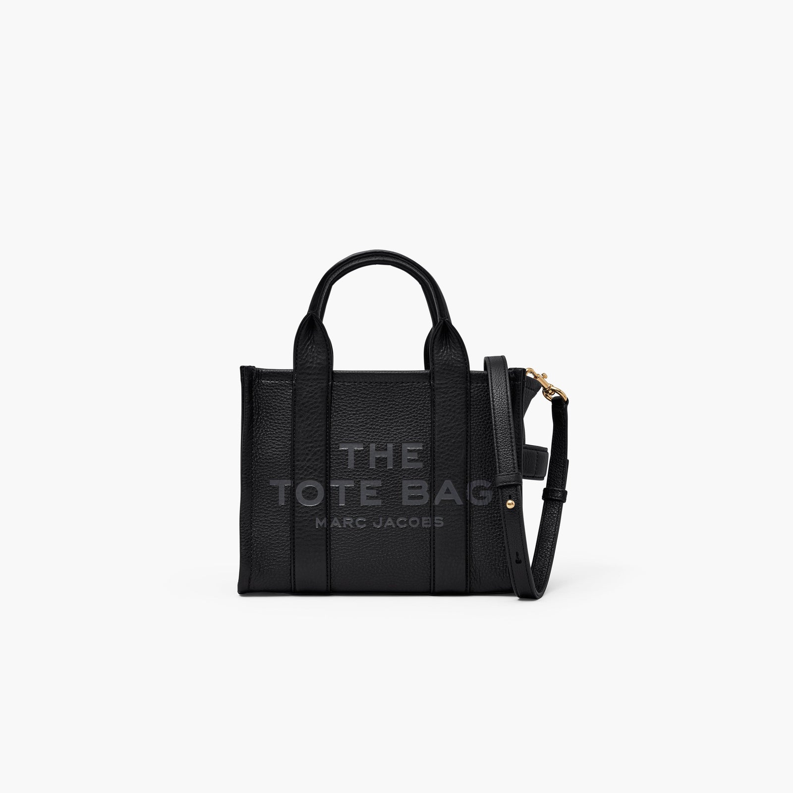 Marc Jacobs The Leather Small Tote Bag in Black