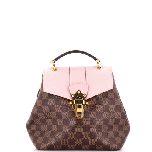 Clapton Backpack Damier and Leather