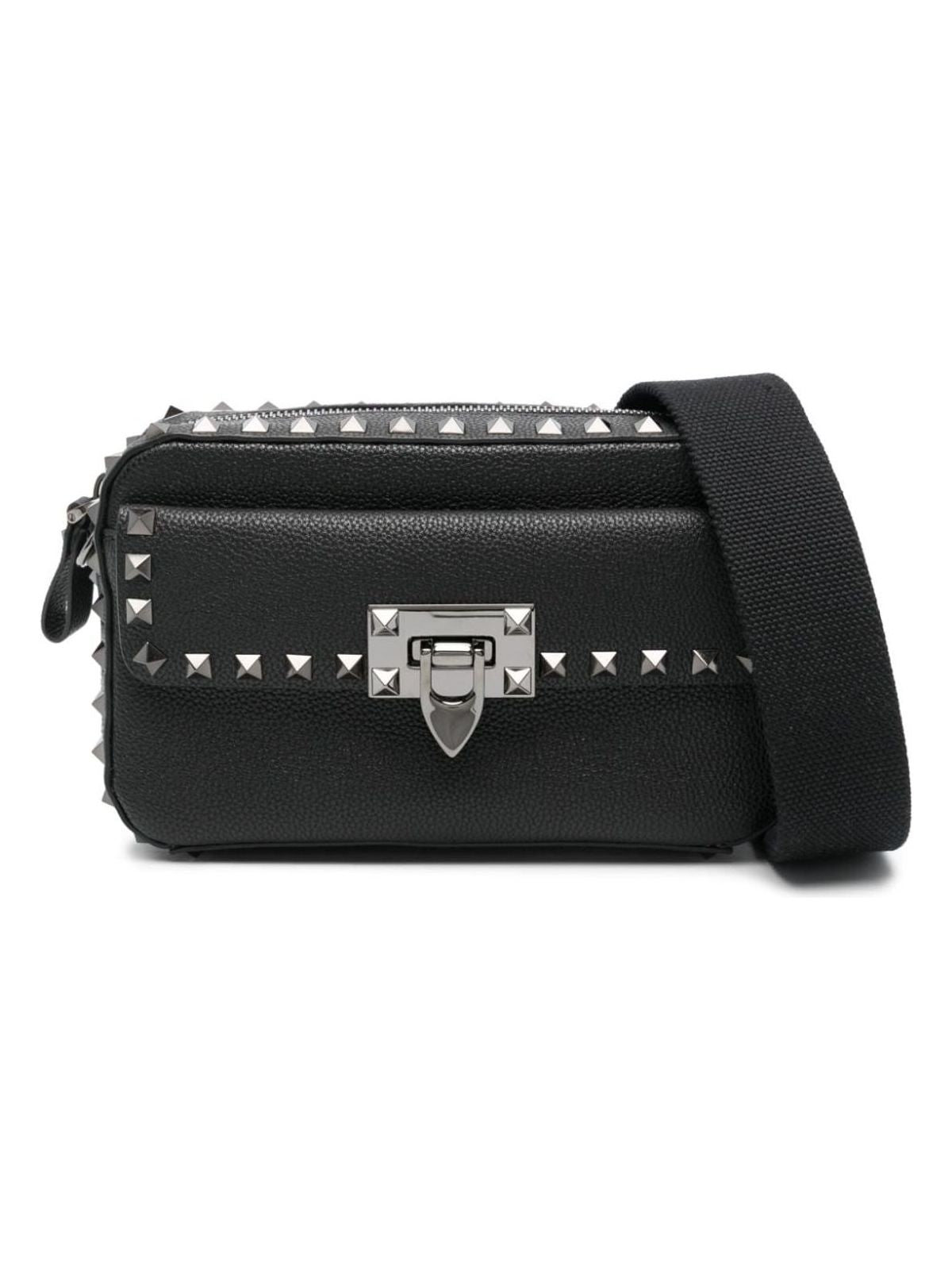 Valentino Garavani Women's Rockstud Crossbody Bag in Black | Size UNI | 4W2B0M89TWR0NO